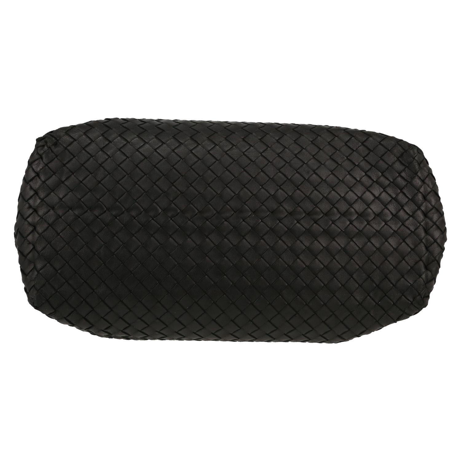 Bottega Veneta  Tote shopping bag  in black intrecciato leather - Detail D1