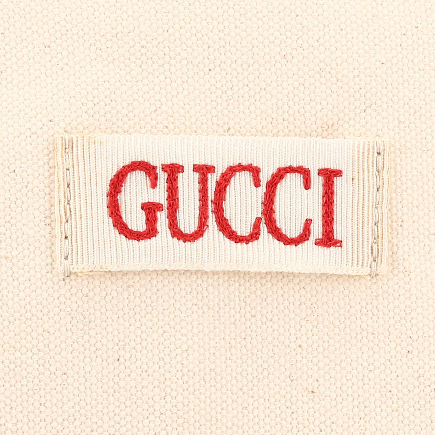 Shopping bag Gucci   in tela écru - Detail D2