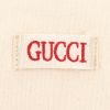 Gucci   shopping bag  in ecru canvas - Detail D2 thumbnail