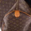 Bolsa de viaje Louis Vuitton  Keepall 60 en lona Monogram marrón y cuero natural - Detail D6 thumbnail