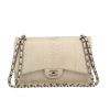 Chanel  Timeless Jumbo handbag  in beige python - 360 thumbnail