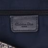 Borsa a tracolla Dior  Vintage in tessuto a monogramma Oblique grigio e pelle blu marino - Detail D2 thumbnail