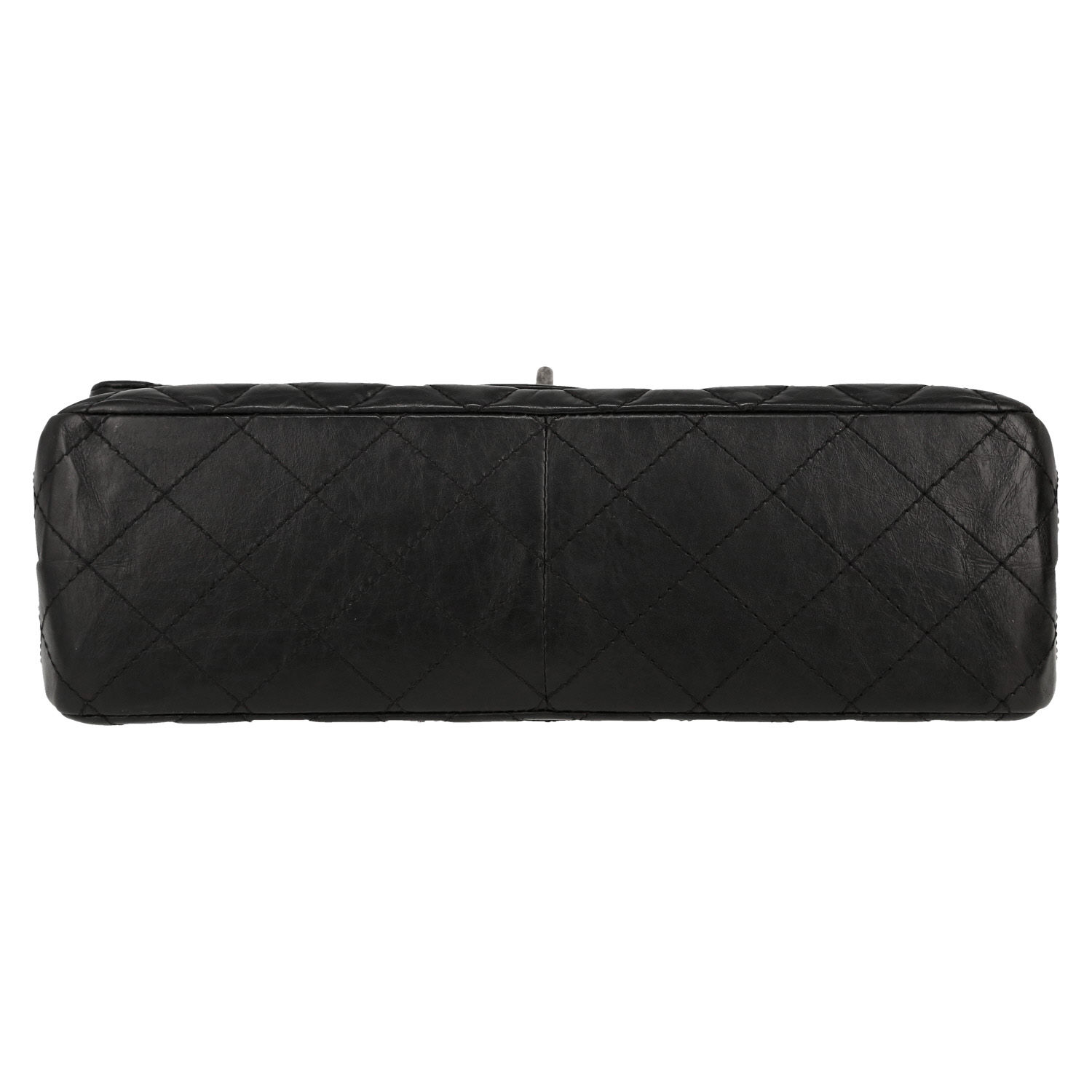 Borsa Chanel  Chanel 2.55 in pelle trapuntata nera - Detail D1