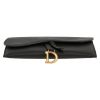 Bolso/bolsito Dior  Pochette Saddle en cuero negro - Detail D1 thumbnail