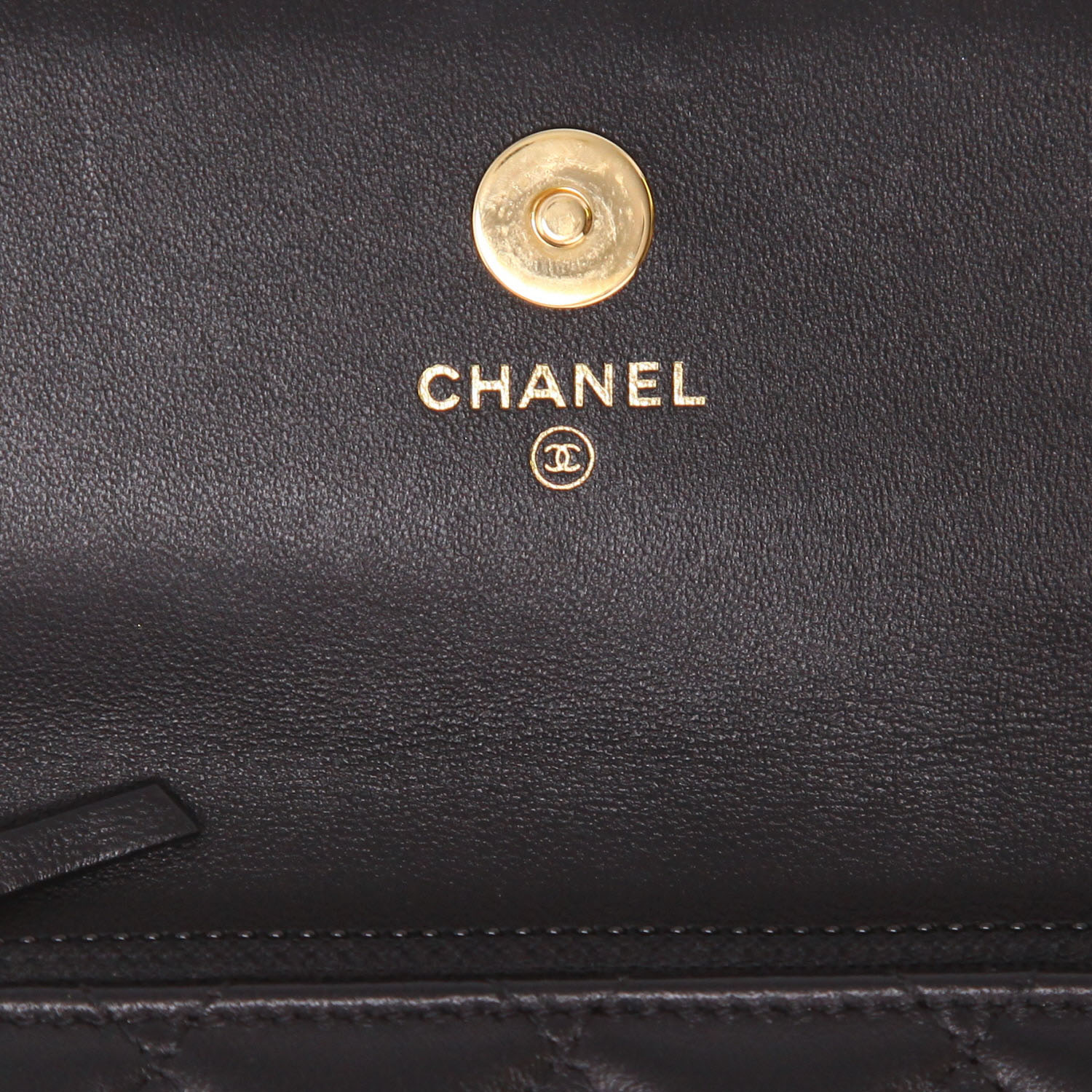 Pochette Chanel  Editions Limitées in pelle trapuntata nera - Detail D2
