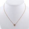 Cartier Cartier d'Amour necklace in pink gold and diamonds - 360 thumbnail