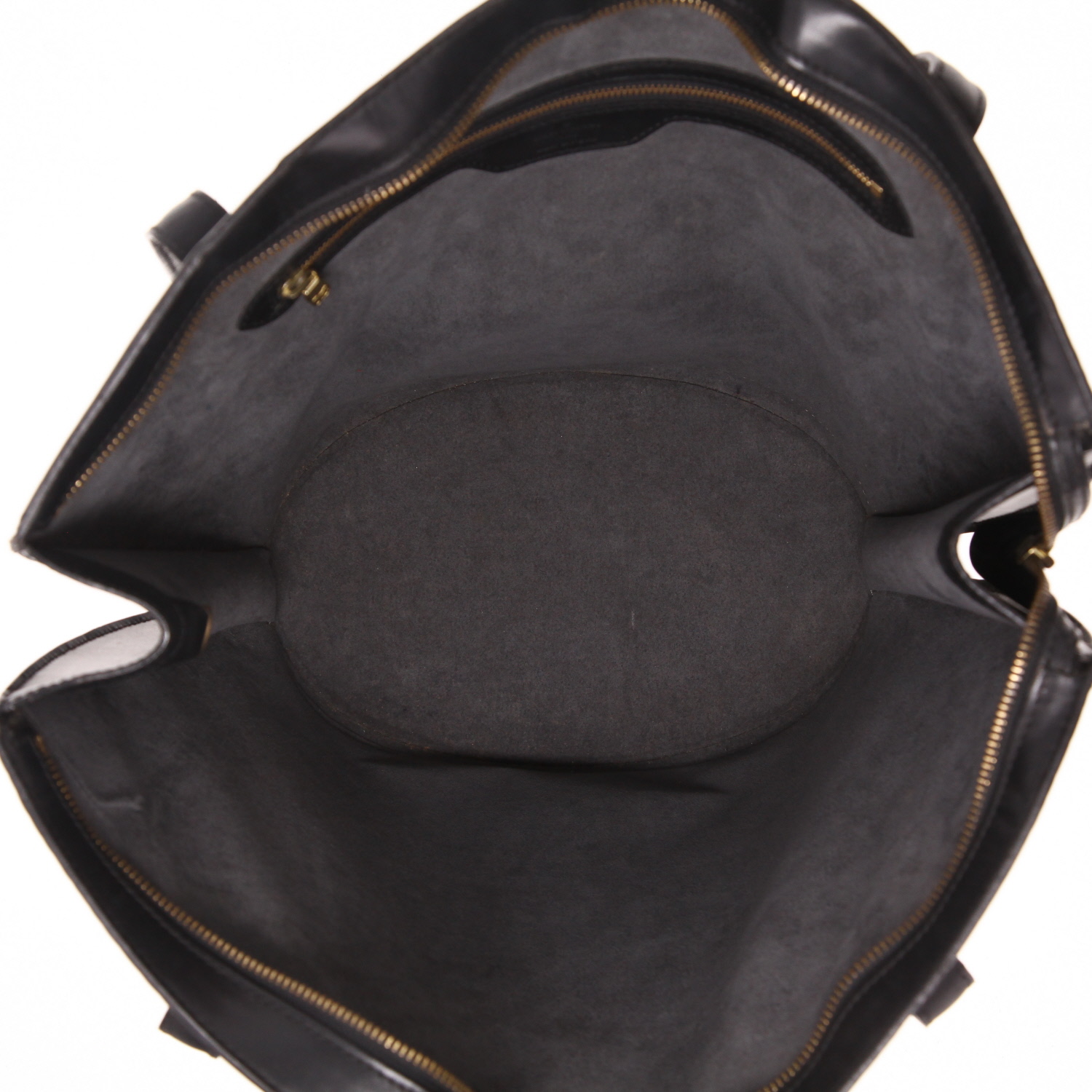 Bolso de mano Louis Vuitton  Saint Jacques en cuero Epi negro - Detail D3