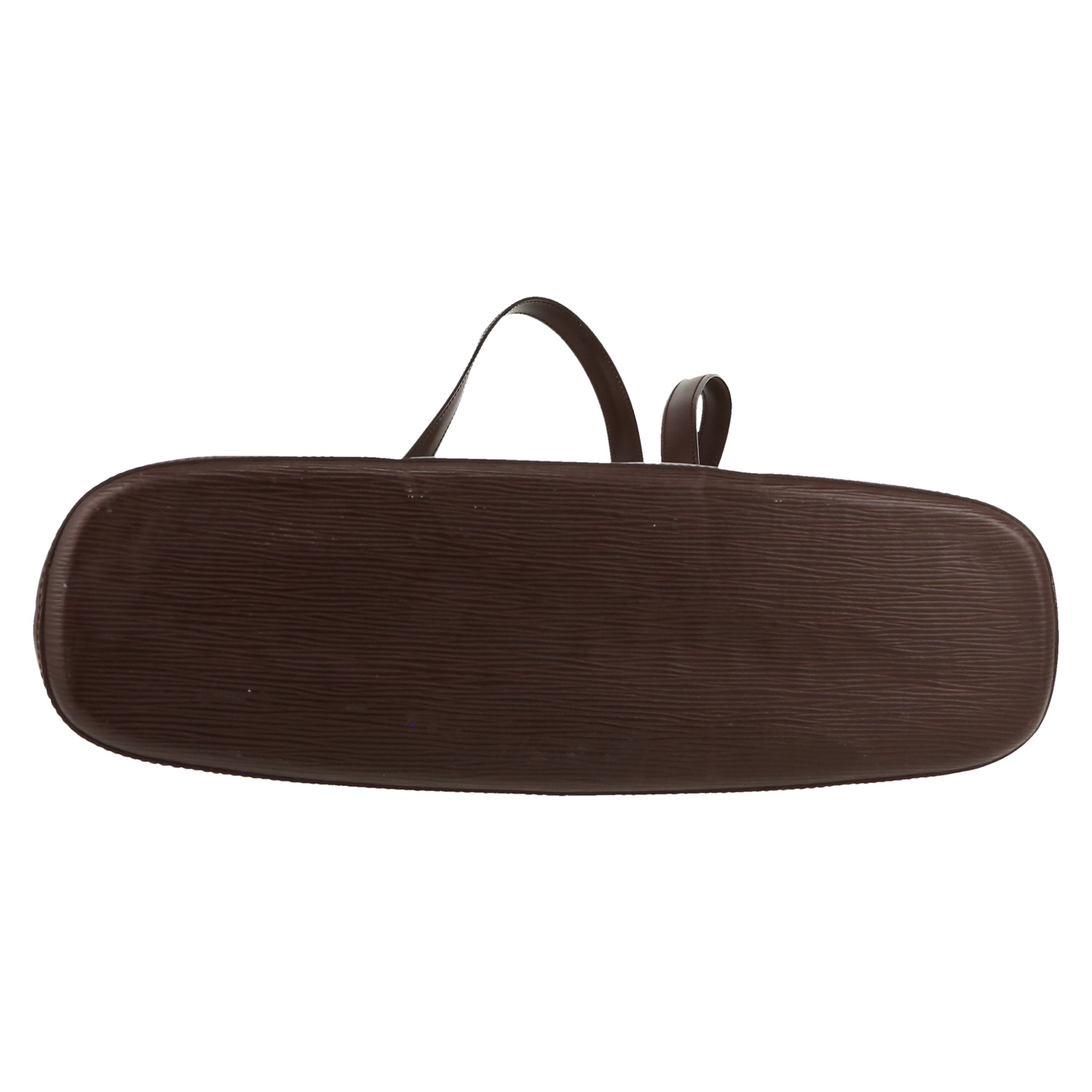 Louis Vuitton  Lussac handbag  in brown epi leather - Detail D1