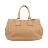 Prada  Vitello handbag  in beige grained leather - 360 thumbnail