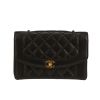 Chanel  Diana shoulder bag  in black quilted leather - 360 thumbnail