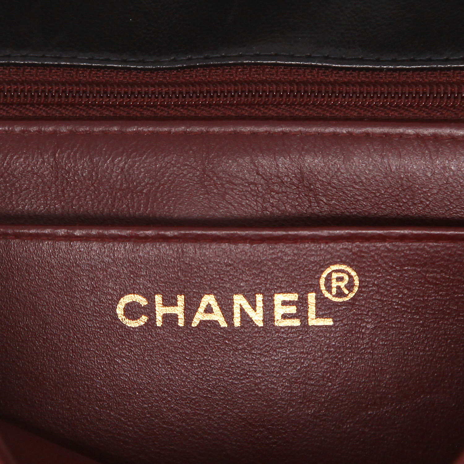 Borsa a tracolla Chanel  Diana in pelle trapuntata nera - Detail D2