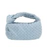 Bolso de mano Bottega Veneta  Jodie en cuero intrecciato azul claro - 360 thumbnail