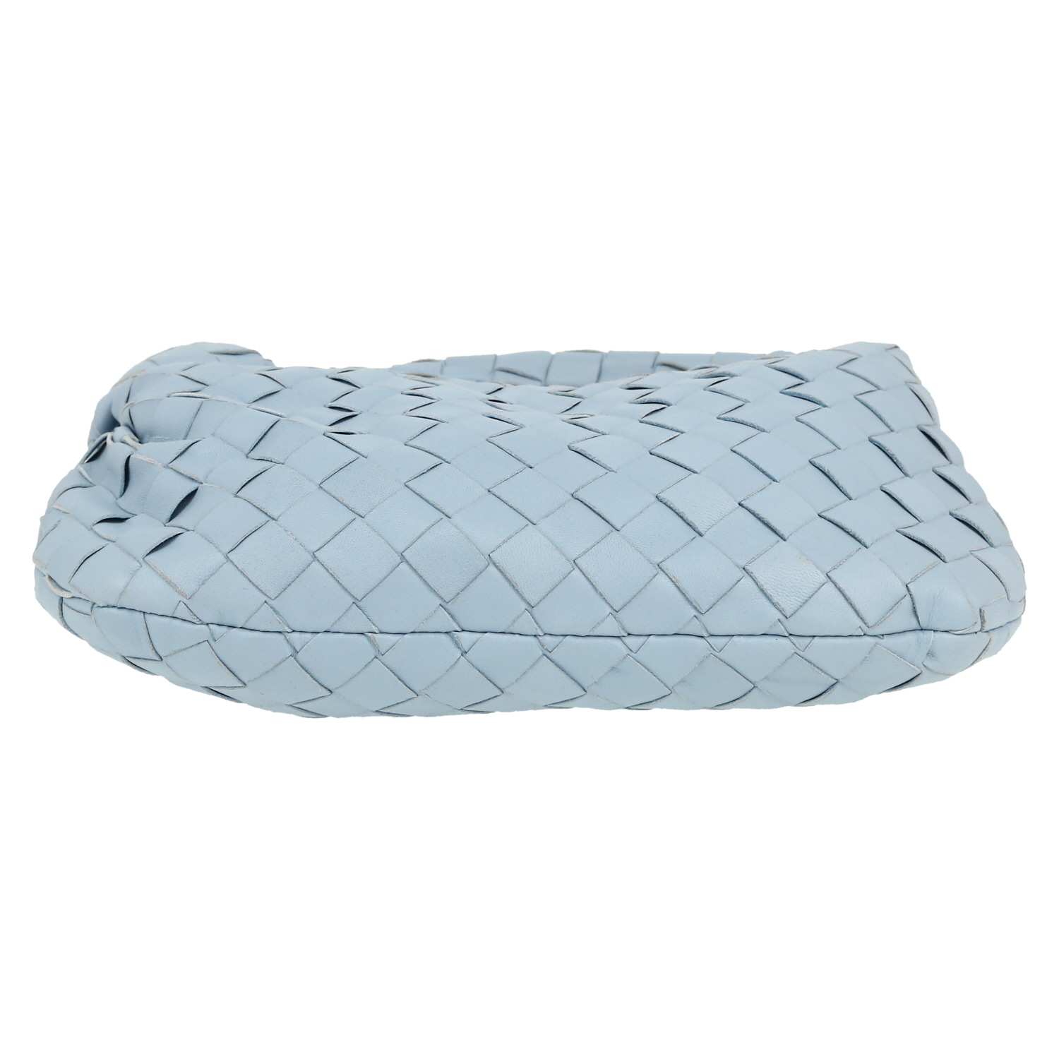 Bolso de mano Bottega Veneta  Jodie en cuero intrecciato azul claro - Detail D1