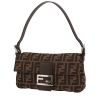 Fendi  Baguette handbag  in brown logo canvas - 00pp thumbnail