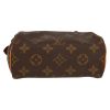 Sac à main Louis Vuitton  Nano Speedy en toile monogram marron et cuir naturel - Detail D1 thumbnail