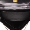Hermès  Kelly 40 cm handbag  in black box leather - Detail D3 thumbnail