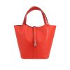 Bolso de mano Hermès  Picotin 22 cm en cuero epsom rojo - 360 thumbnail