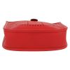 Bolso bandolera Hermès  Mini Evelyne en cuero epsom rojo - Detail D1 thumbnail