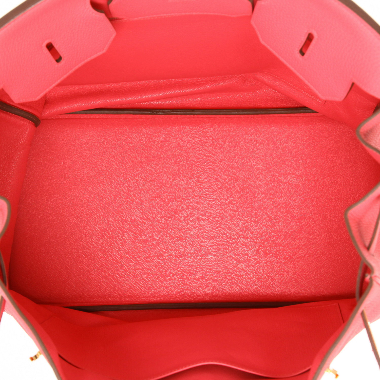 Hermès  Birkin 40 cm handbag  in Rose Lipstick togo leather - Detail D3