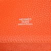 Bolso bandolera Hermès  So Kelly en cuero taurillon clémence naranja Poppy - Detail D2 thumbnail