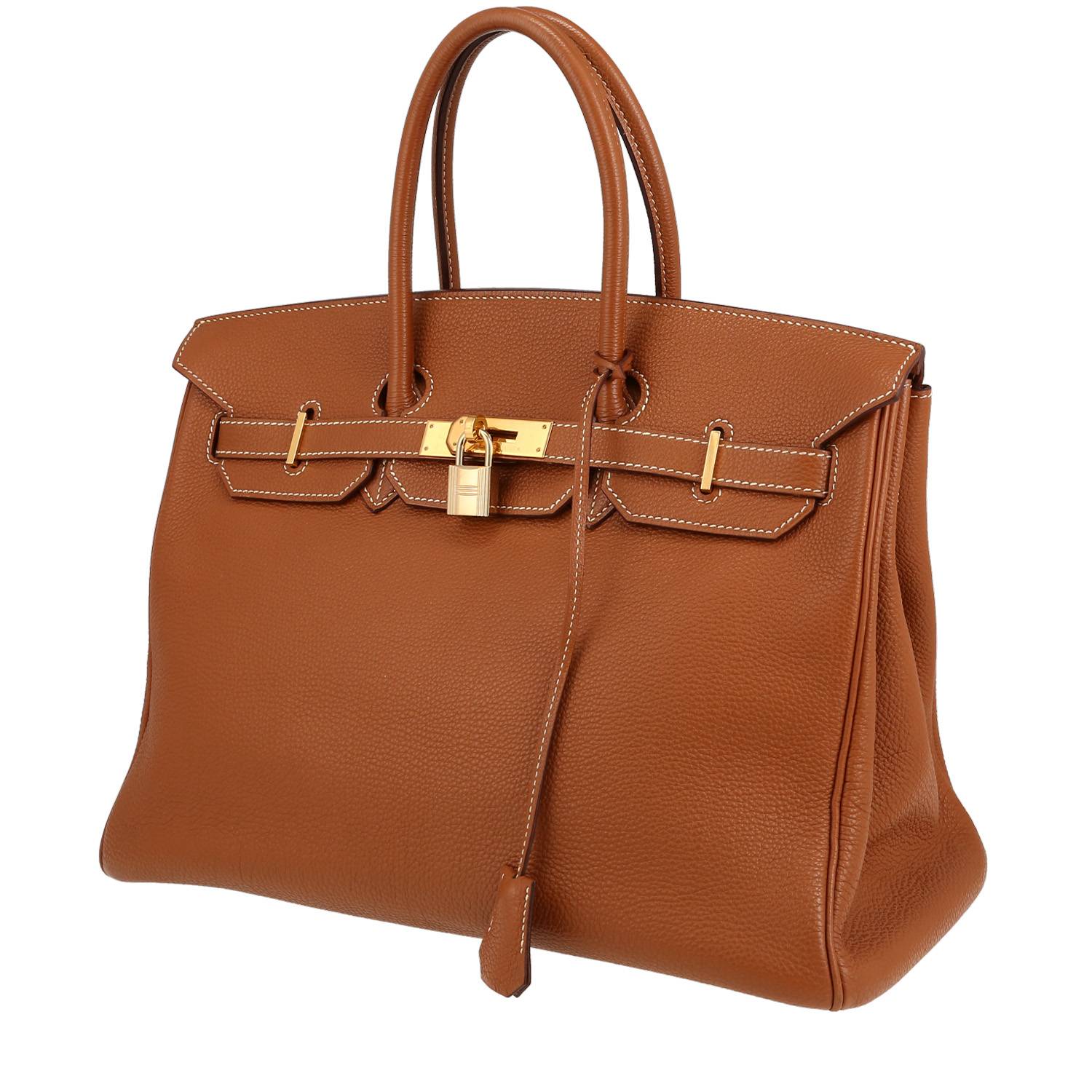 Birkin 35 cm Handbag In Togo Leather