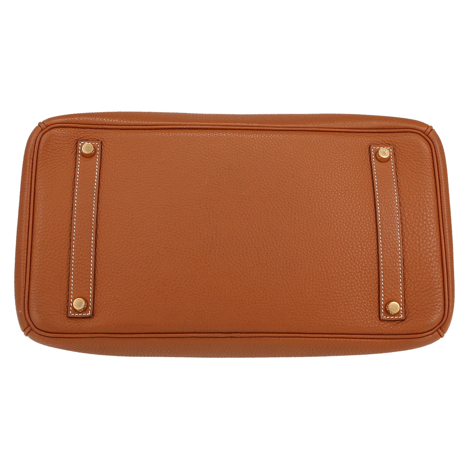 Hermès  Birkin 35 cm handbag  in gold togo leather - Detail D1