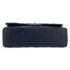 Chanel  Timeless Jumbo handbag  in navy blue quilted grained leather - Detail D1 thumbnail
