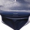 Chanel  Timeless Jumbo handbag  in navy blue quilted grained leather - Detail D3 thumbnail