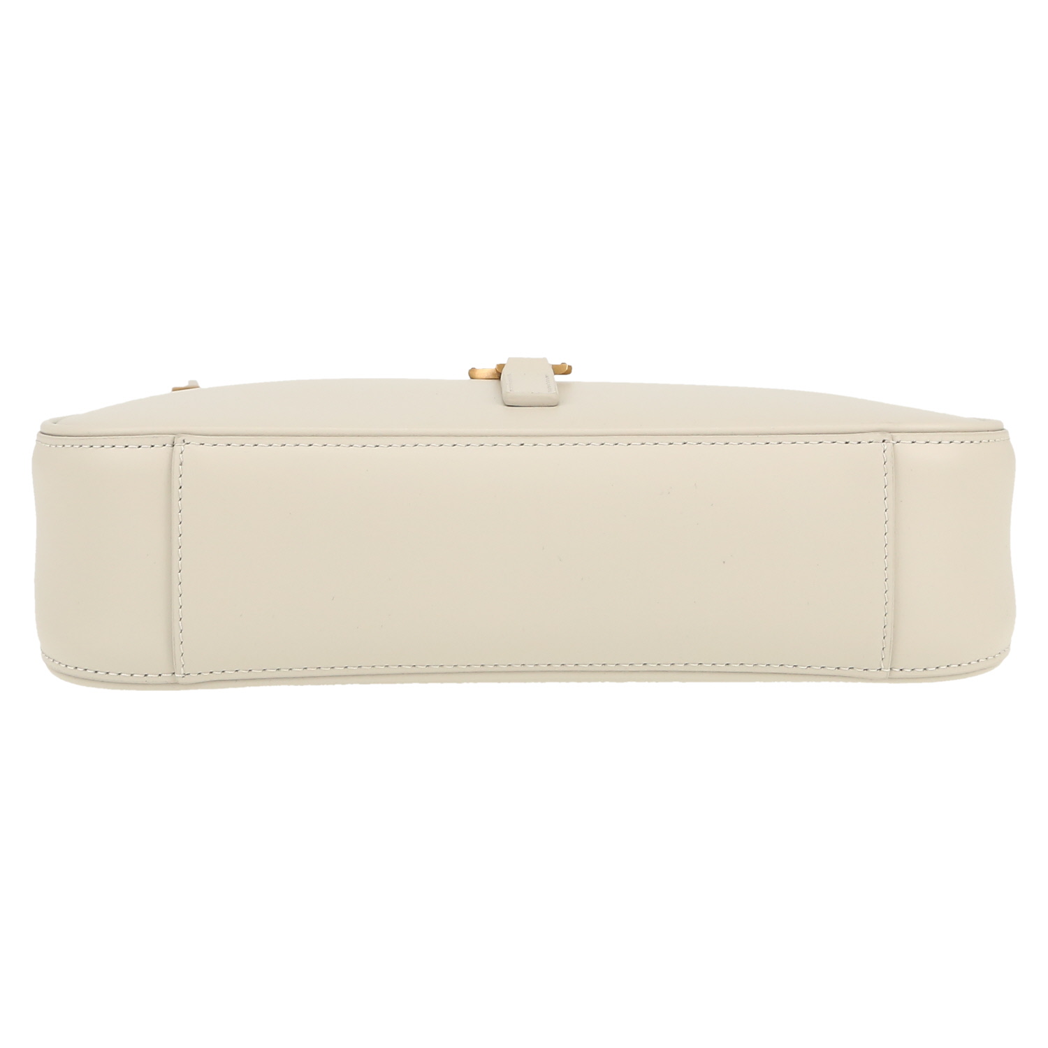 Sac à main Saint Laurent  5 à 7 en cuir blanc - Detail D1