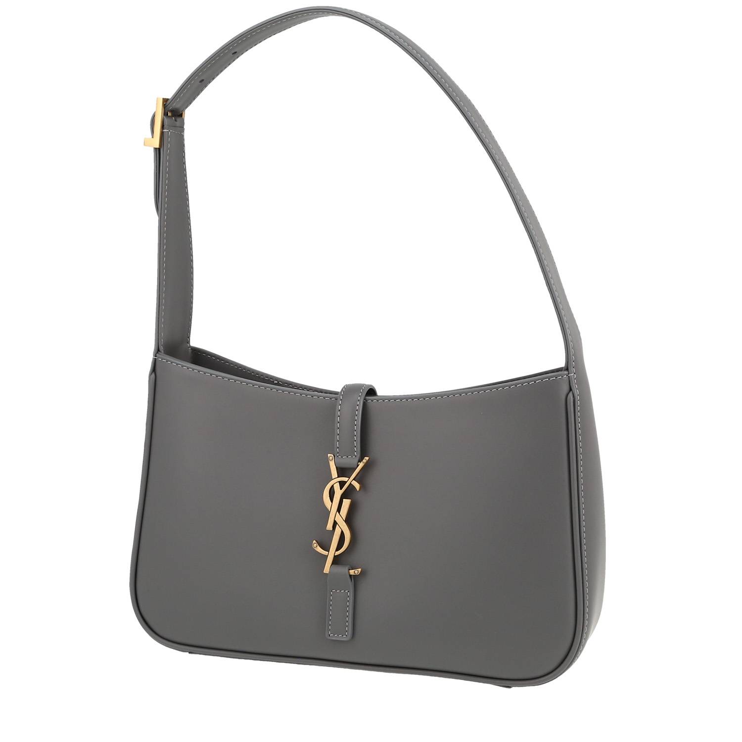 5 À 7 Handbag In Grey Leather