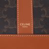 Borsa a tracolla Celine  Seau modello piccolo  in tela monogram e pelle marrone - Detail D2 thumbnail