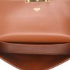 Celine  Claude handbag  "Triomphe" canvas  and brown leather - Detail D3 thumbnail