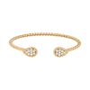 Bracelet Boucheron Serpent Bohème motif S en or jaune et diamants - 00pp thumbnail