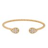 Bracelet Boucheron Serpent Bohème motif S en or jaune et diamants - 360 thumbnail