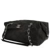 Bolso de mano Chanel   en cuero granulado negro - 00pp thumbnail