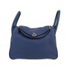 Hermès  Lindy 30 cm handbag  in blue togo leather - 360 thumbnail