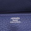 Hermès  Lindy 30 cm handbag  in blue togo leather - Detail D2 thumbnail