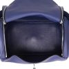 Hermès  Lindy 30 cm handbag  in blue togo leather - Detail D3 thumbnail