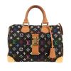 Louis Vuitton  Editions Limitées handbag  in multicolor and black monogram canvas  and natural leather - 360 thumbnail