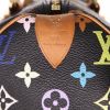 Louis Vuitton  Editions Limitées handbag  in multicolor and black monogram canvas  and natural leather - Detail D2 thumbnail