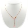 Piaget Rose necklace in yellow gold, opal and diamonds - 360 thumbnail