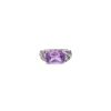Mauboussin Désirez Amour ring in white gold, amethyst and diamonds - 360 thumbnail