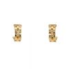 Cartier Maillon Panthère earrings in yellow gold and diamonds - 360 thumbnail
