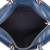 Bolso de mano Dior  Lady Dior en cuero cannage azul - Detail D3 thumbnail