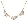 Mario Buccellati necklace in yellow gold, white gold and diamonds - 00pp thumbnail