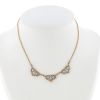 Mario Buccellati necklace in yellow gold, white gold and diamonds - 360 thumbnail