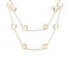 Van Cleef & Arpels Pure Alhambra long necklace in yellow gold and mother of pearl - 00pp thumbnail