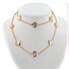 Van Cleef & Arpels Pure Alhambra long necklace in yellow gold and mother of pearl - 360 thumbnail