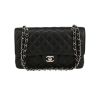 Chanel  Timeless handbag  in black quilted grained leather - 360 thumbnail