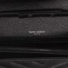 Saint Laurent  Cassandre shoulder bag  in black quilted grained leather - Detail D2 thumbnail